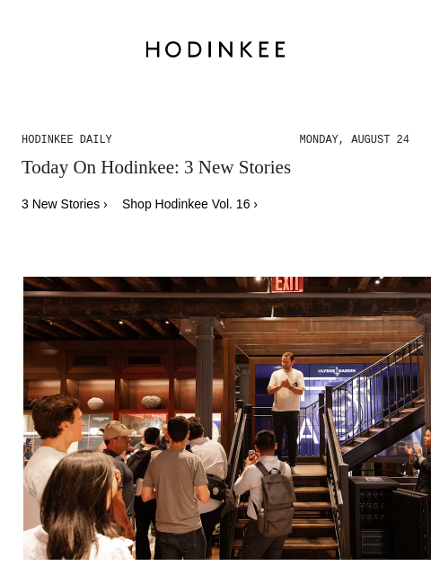 hodinkee newsletter: Hodinkee Daily | 08/24/2026