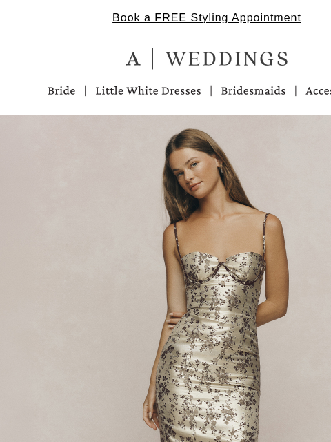anthropologie newsletter: These NEW V. Chapman Dresses shimmer