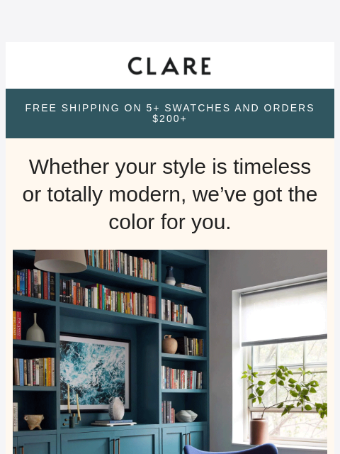 clare newsletter: Modern living room ideas you’ll want to copy.