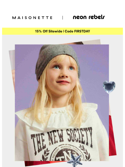 maisonette newsletter: NEW Neon Rebels: Shop by Category