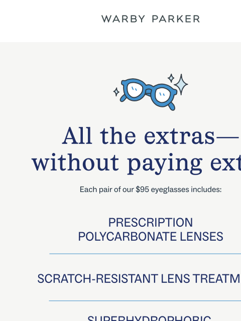 warbyparker newsletter: Here’s what you get for $95