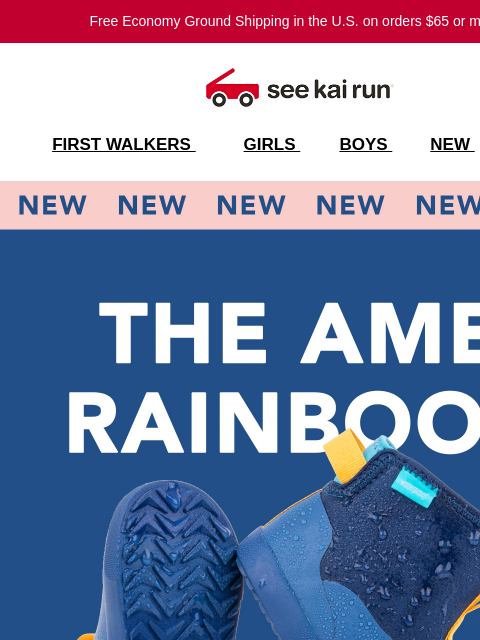 seekairun newsletter: Puddle Patrol: Rainboots Are In!