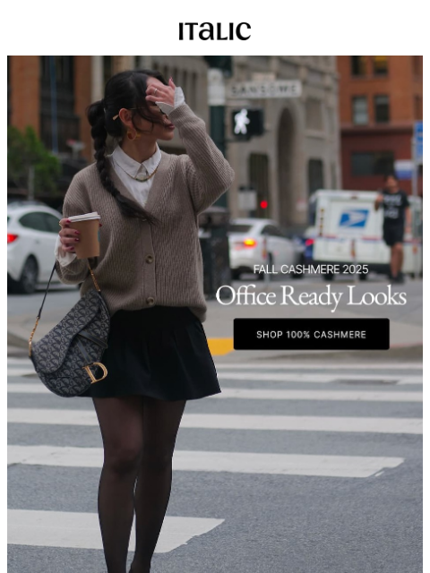 italic newsletter: Office Hours, But Make it Cashmere