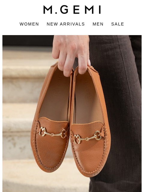mgemi newsletter: Meet Our New Horsebit Driving Loafer