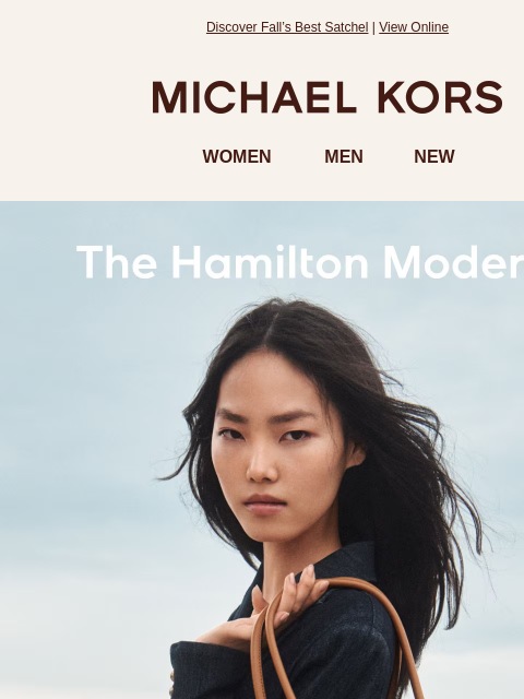 michaelkorsmail newsletter: Reintroducing The Hamilton