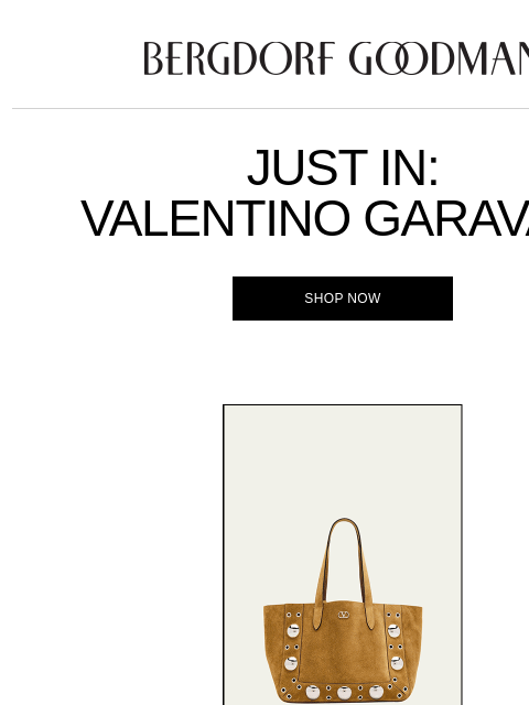 bergdorfgoodman newsletter: Just In: Valentino Garavani