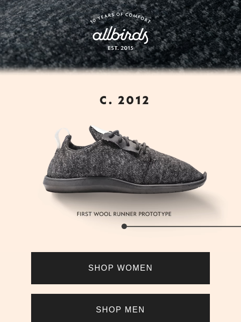 allbirds newsletter: MEET THE WOOL RUNNER NZ