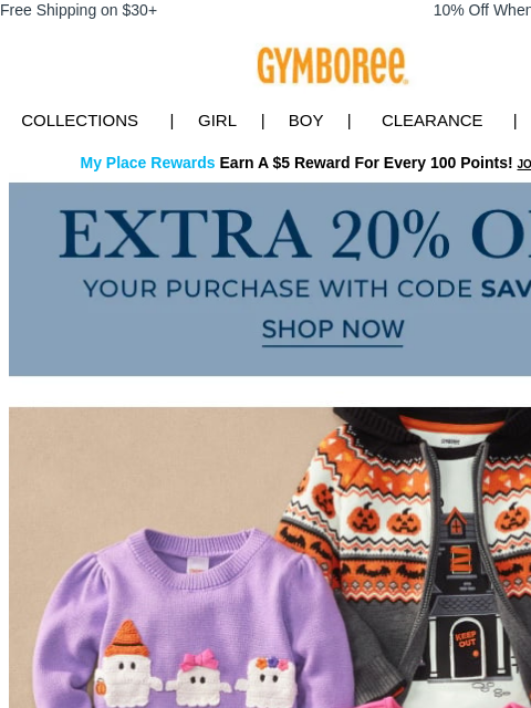 gymboree newsletter: Our Favorite Summer-To-Fall Styles 🍃