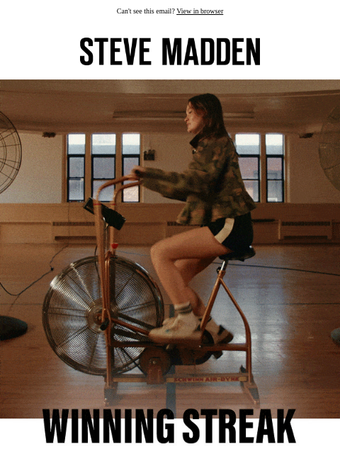 stevemadden newsletter: Your Serve