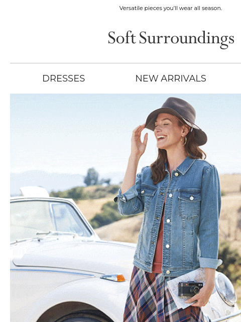 softsurroundings newsletter: New! Your First Look at Fall Styles.