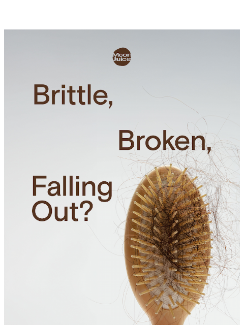 moonjuice newsletter: mystery hair loss?