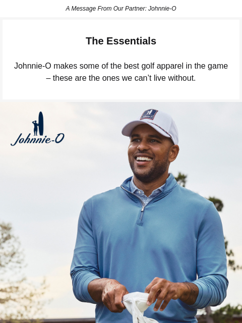 golfdigest newsletter: Fall Golf Essentials from Johnnie-O