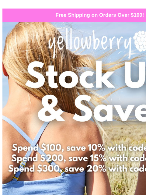 yellowberrycompany newsletter: Last Chance to Save!