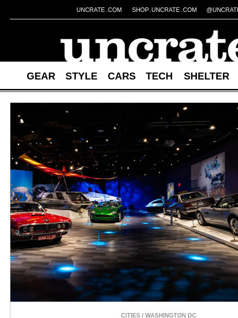 uncrate newsletter: Bond In Motion & more