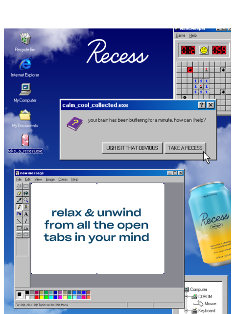 takearecess newsletter: no more doomscrolling