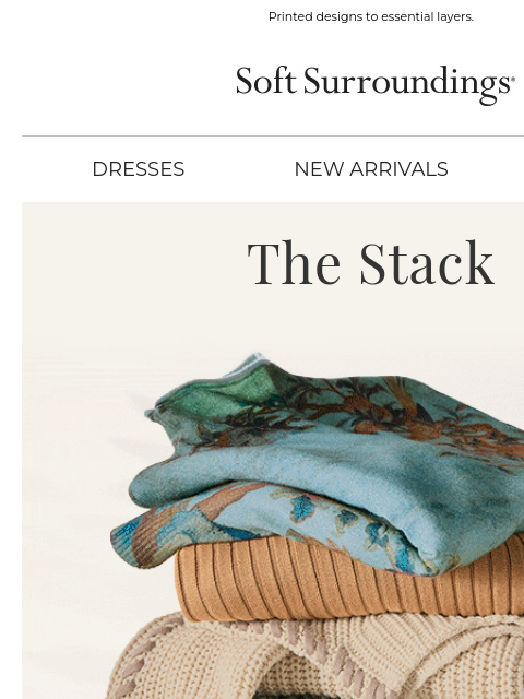 softsurroundings newsletter: Sweater Season Takes Off