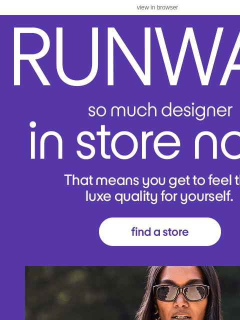 tjmaxx newsletter: RUNWAY IN STORE NOW: The Fall Edit ‼️
