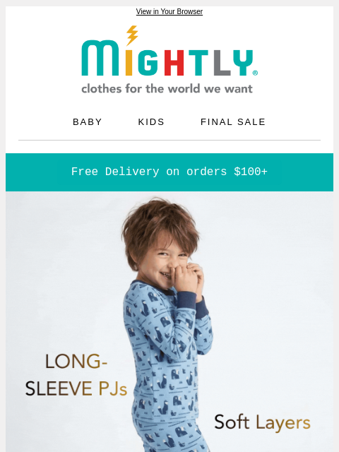 mightly newsletter: The PJs of Fall