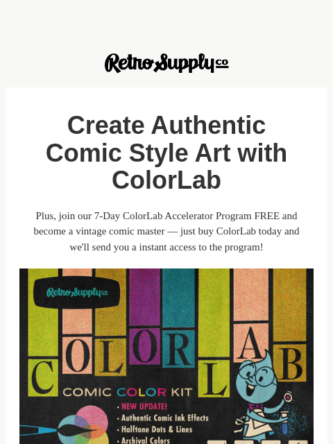 Grab it today and get FREE access to our 7-day ColorLab Accelerator Program and become a master of vintage print effects in your digital work. ͏ ͏ ͏ ͏ ͏ ͏ ͏ ͏ ͏ ͏ ͏ ͏ ͏ ͏ ͏ ͏ ͏ ͏ ͏ ͏ ͏ ͏ ͏ ͏ ͏ ͏ ͏ ͏ ͏