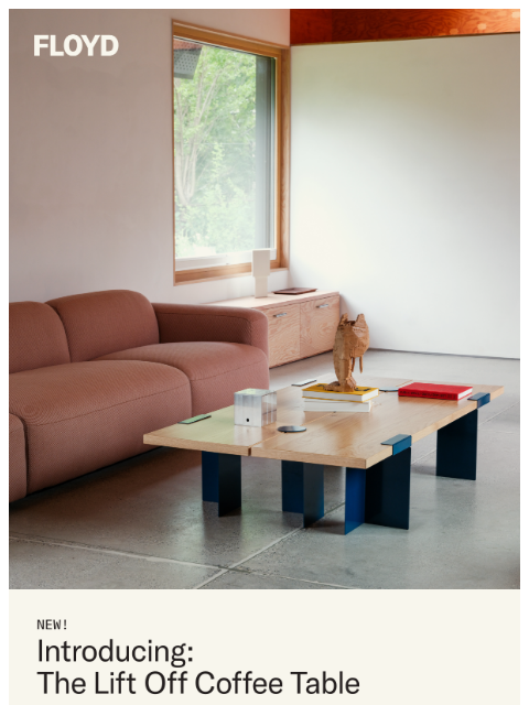 floydhome newsletter: Introducing: The Lift Off Coffee Table