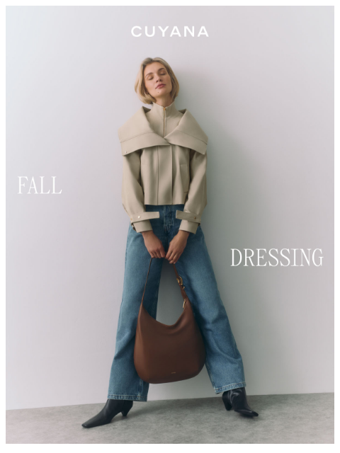 cuyana newsletter: Fall Outfits