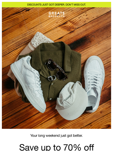 greatsbrand newsletter: Labor Day deals start now 🔥