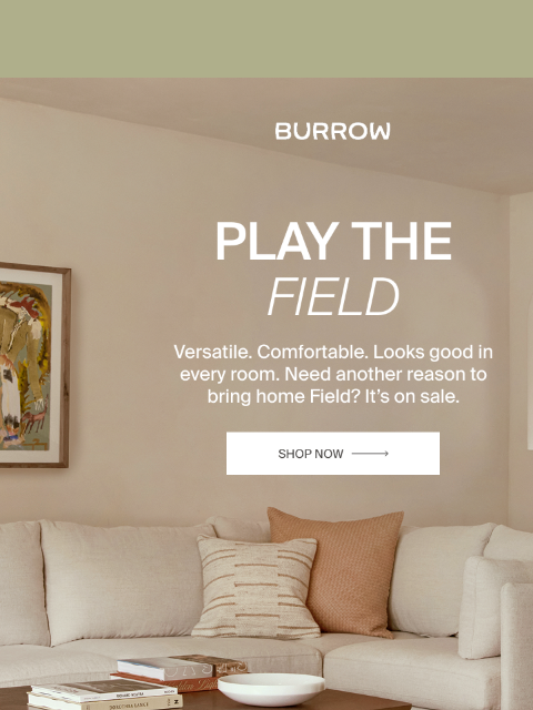 burrow newsletter: Play The Field