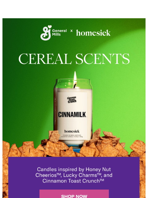 homesick newsletter: General Mills X Homesick 🥣