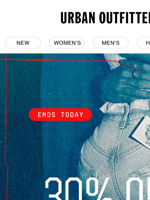 urbanoutfitters newsletter: LAST CALL: 30% Off BDG!