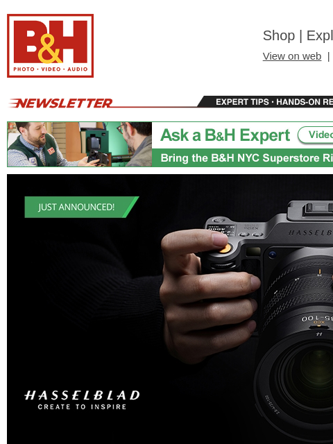 bhphotovideo newsletter: What is Autofocus?, Wedding Photography Styles, Ni...
