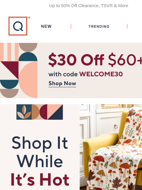 qvcemail newsletter: Trending Today & Next Season