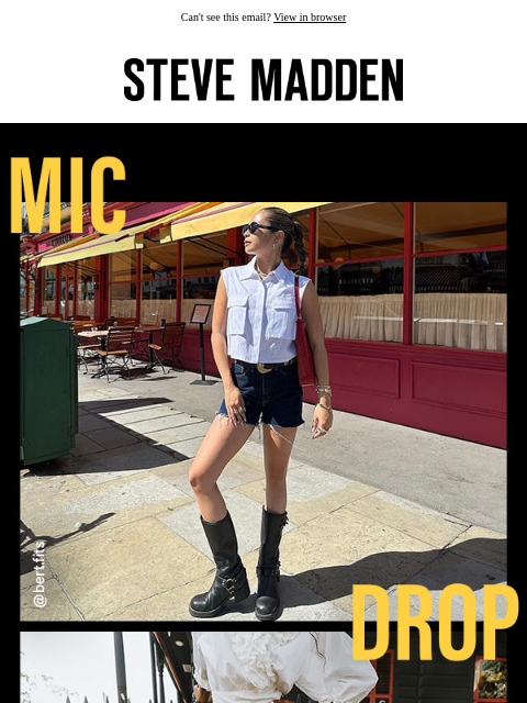 stevemadden newsletter: Hear That?