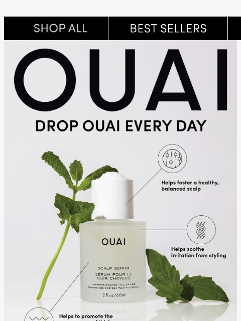 theouai newsletter: Irritated scalp? Right this OUAI