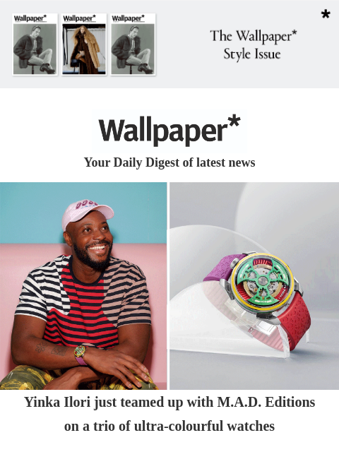futureplc newsletter: Yinka Ilori debuts ultra-colourful watches