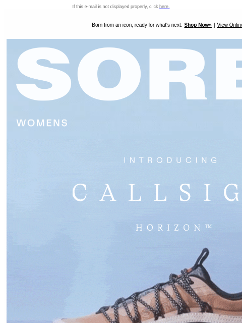 sorel newsletter: Out Now: Callsign Horizon™