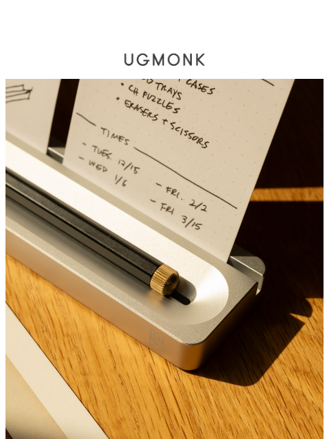 ugmonk newsletter: 🤫 Coming Tomorrow: The most requested product