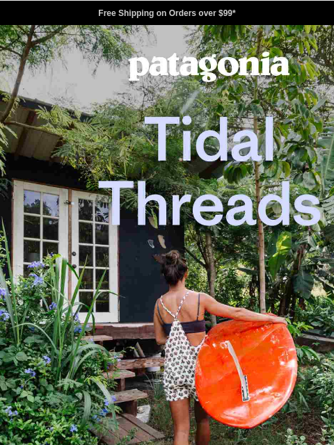 patagonia newsletter: Fuss-free tropical shirts and dresses