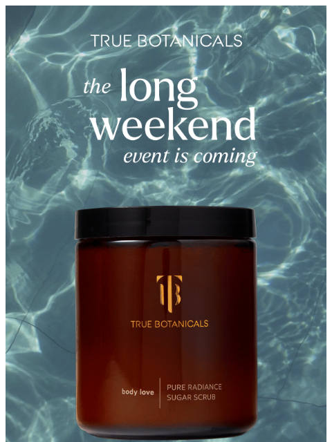 truebotanicals newsletter: Prep Your Cart for 20% Off