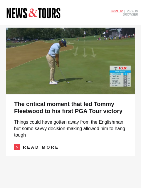 golfdigest newsletter: Phil Mickelson pokes fun at Patrick Cantlay