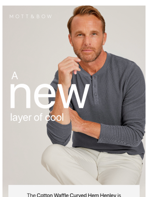 mottandbow newsletter: Fall’s best tee just arrived.