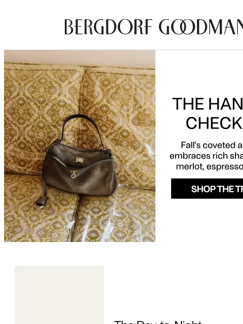 bergdorfgoodman newsletter: Trending Now: Fall Handbags