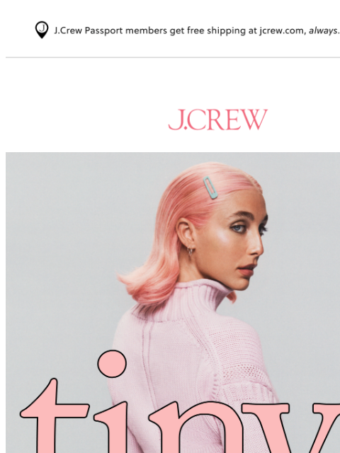 jcrew newsletter: Just dropped: the Tiny Rollneck