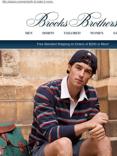 brooksbrothers newsletter: Meet Blake, Cal Poly SLO athlete & prep enthusiast