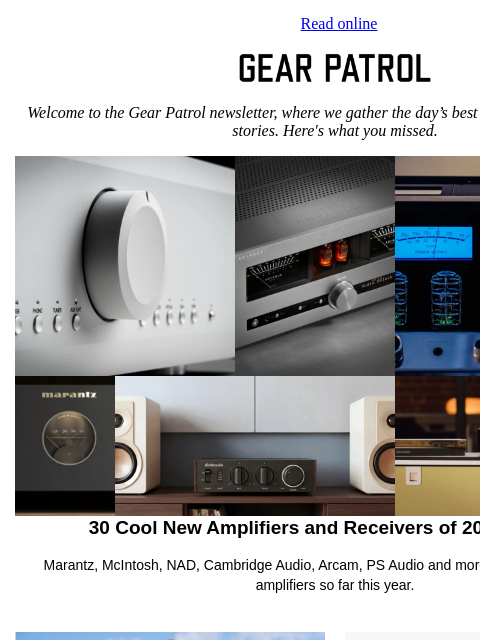 gearpatrol newsletter: The Best Amplifiers and Receivers of 2026 (So Far)
