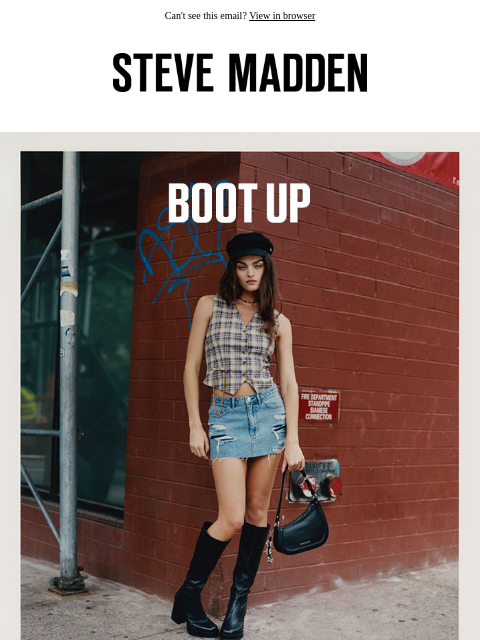 stevemadden newsletter: Boots From Here On Out