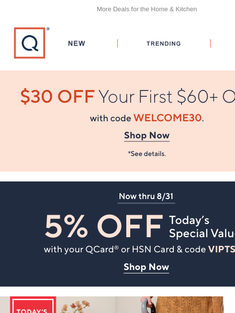 qvcemail newsletter: Get Cordless Cleaning with ​Tineco + Get $30 Off