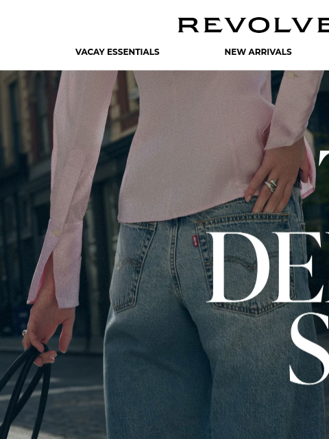 revolve newsletter: The Denim Sale Is Almost Over! 🚨 