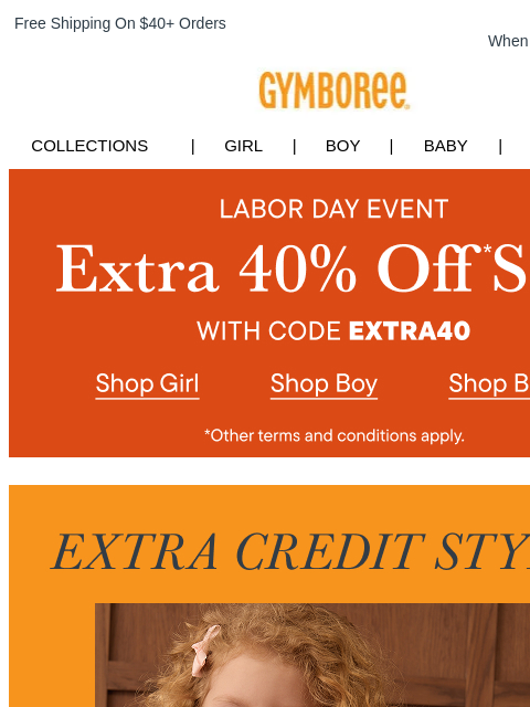 gymboree newsletter: Dance-Inspired Styles for Her