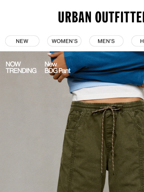 urbanoutfitters newsletter: New & Now: Introducing our BDG Curve Pant!