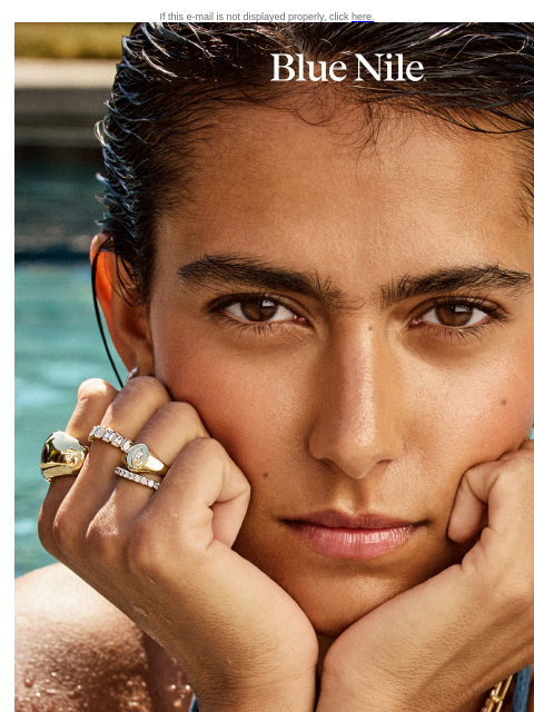 bluenile newsletter: Select Summer Styles, Up to 40% Off*